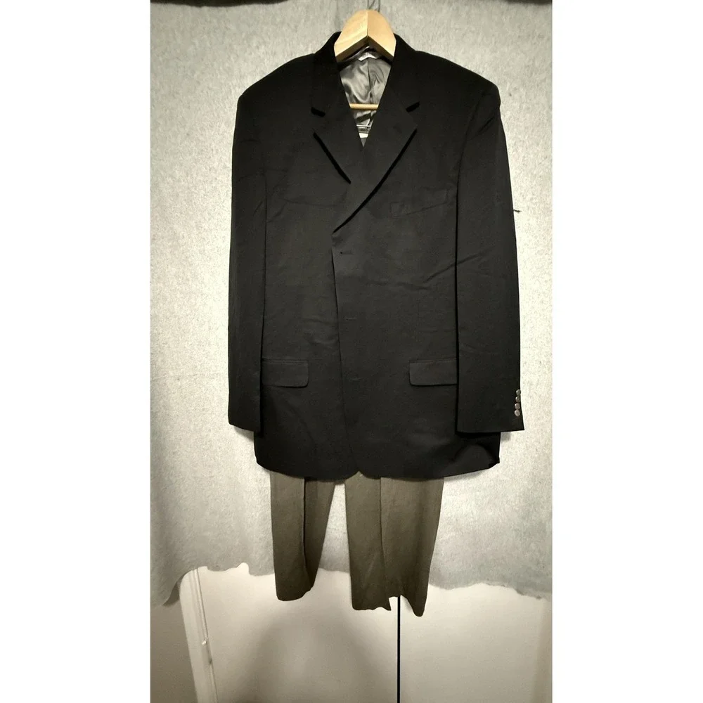 Linea Uomo‎ Huntington Suit Mens 48 XLong 44x32 2 Piece Jacket Pants Big Tall